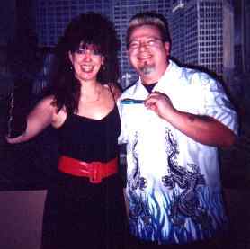 Cindy with Dave of Benatar Fan Club